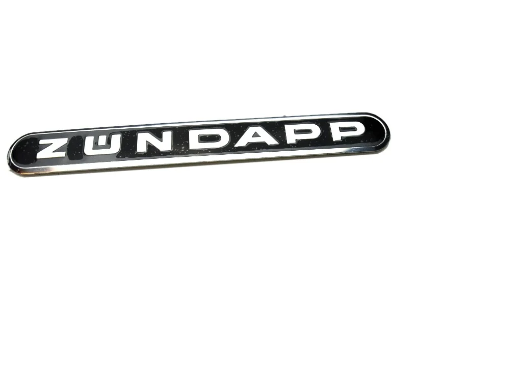 Emblem Zundapp tank svart
