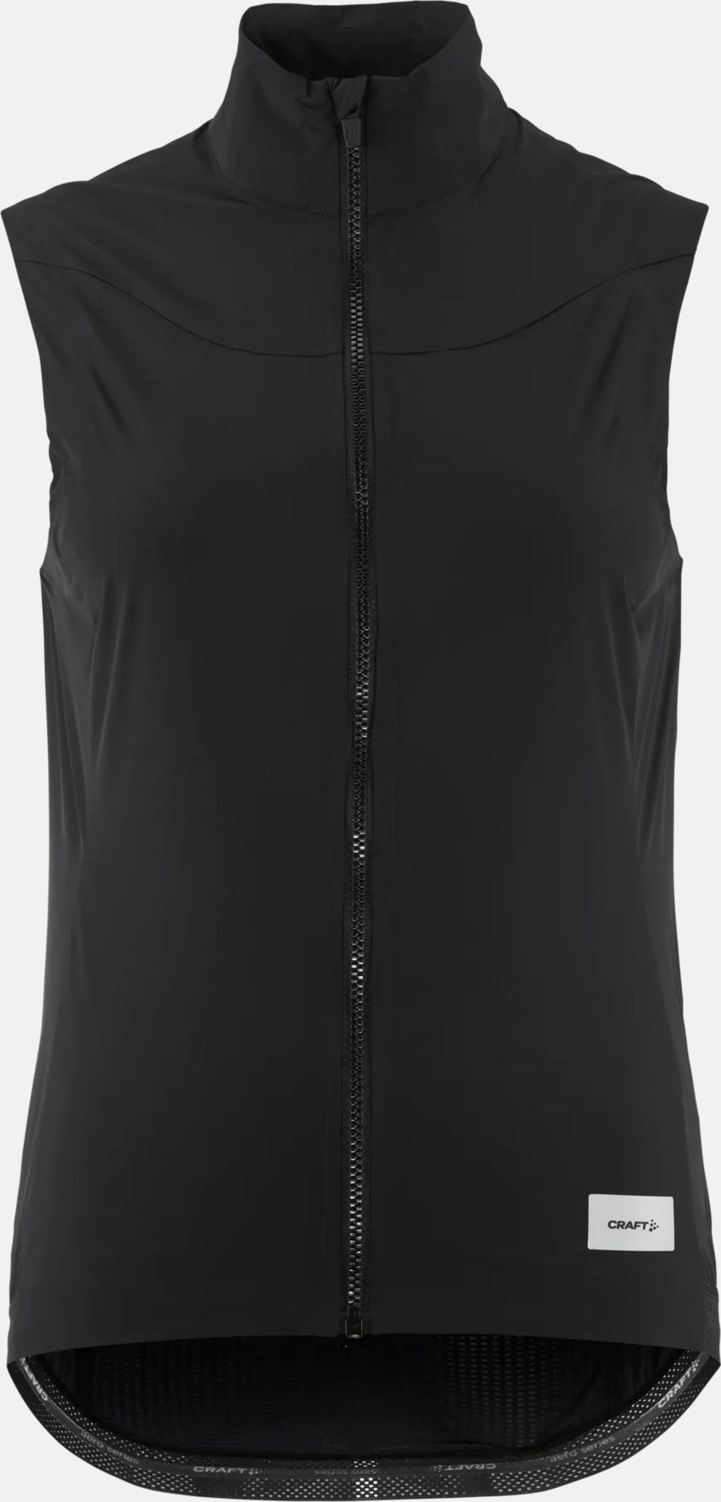 Cykelväst Craft Endur Light Wind Vest Dam Svart