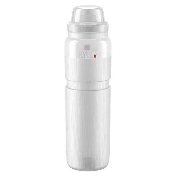 Flaska Elite Fly MTB Tex Clear Grey Logo 950ml