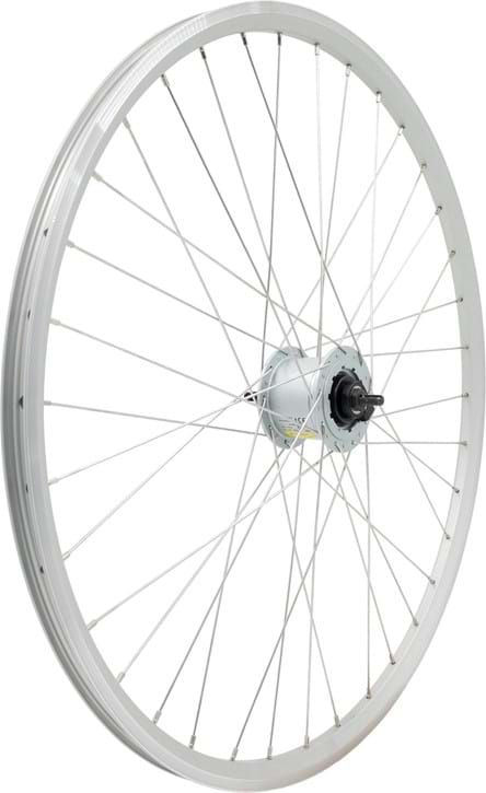 Framhjul LiTE 28" 700C/622-18 D/W Rullbroms Dynamo Mutter Silver