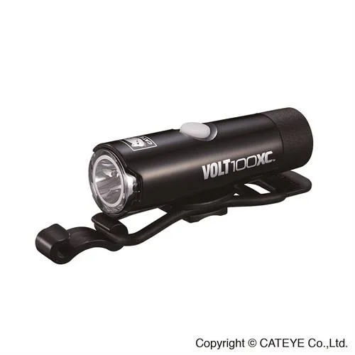Framlampa cateye volt 100xc svart