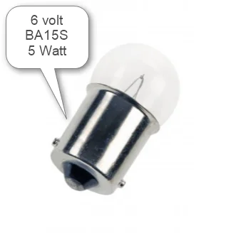 Glödlampa 6V 5W