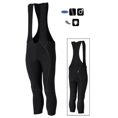 Cykelbyxor BBB Hängselbyxa 3/4 flossad  S