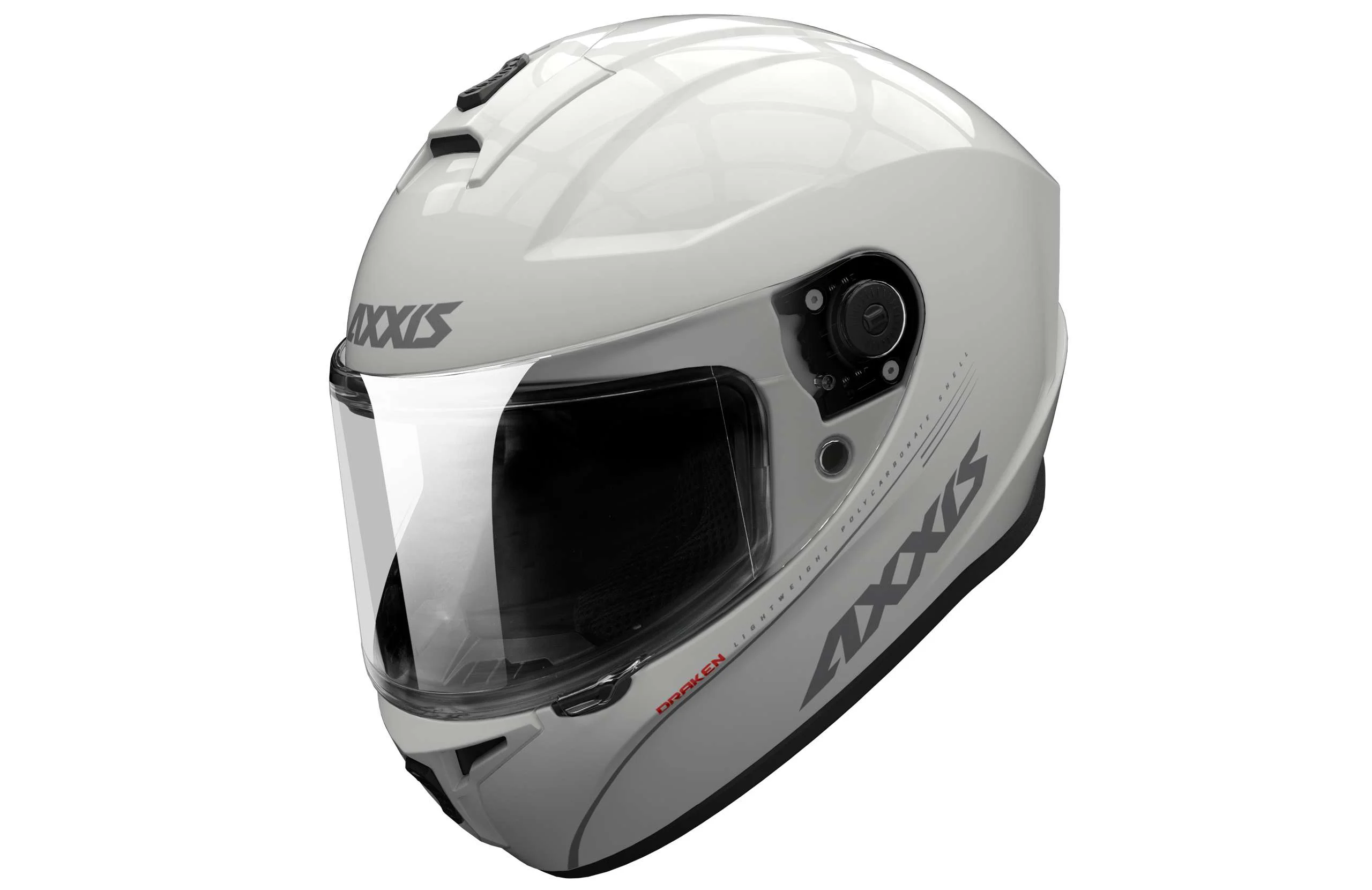 Integralhjälm Axxis Draken Pärlvit