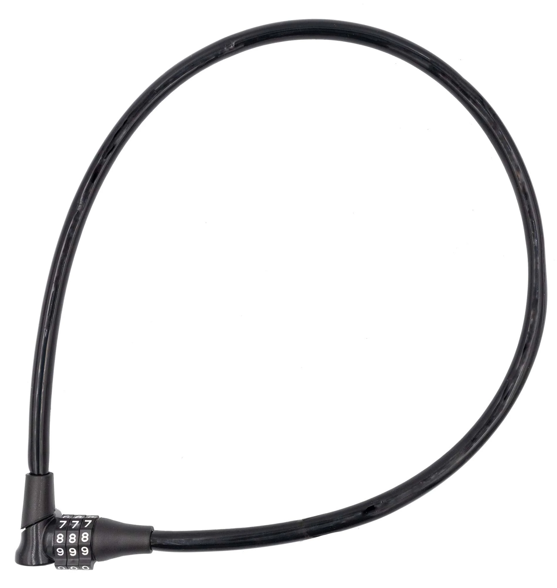 Kabellås Bike Attitude Mattsvart 4.5 x 650 mm med Kod