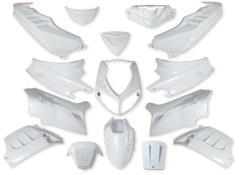 Kåpkit Made by StylePro Peugeot Speedfight 2 Vitmetallic