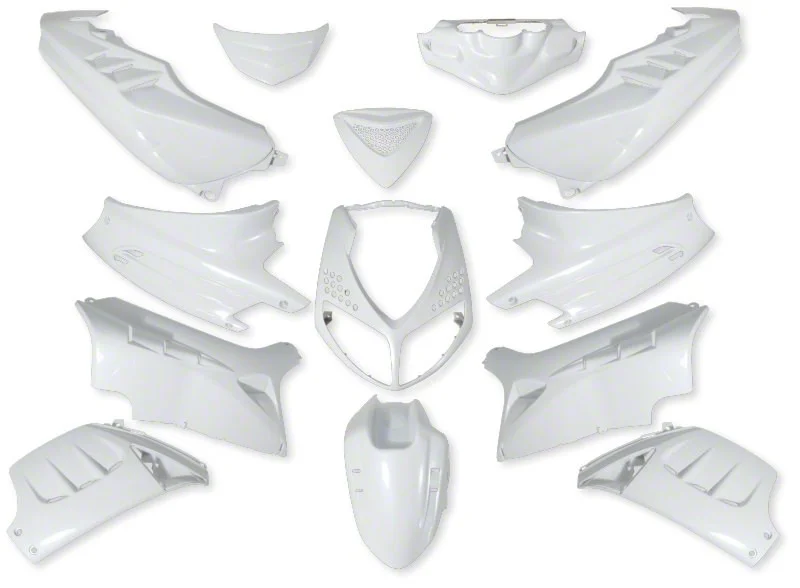 Kåpor Komplett, Vit metall