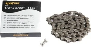 Kedja 3/32 Silver/Svart