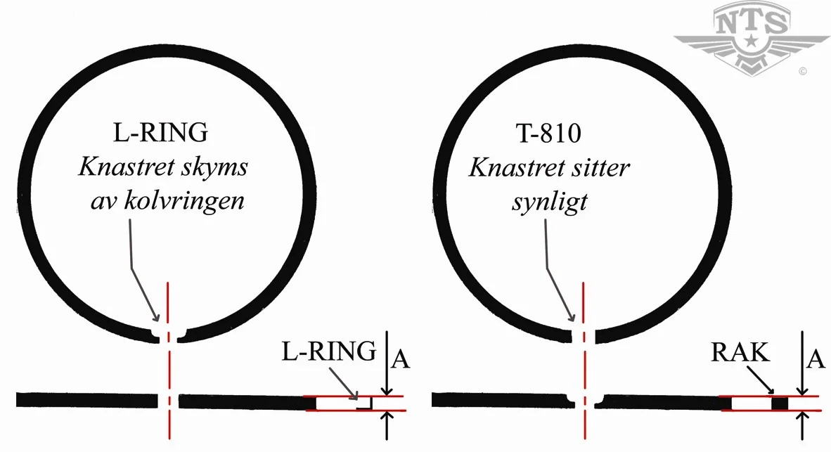 Kolvringar Puch 39mm