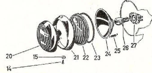 Lykta fram-Fjäder Puch