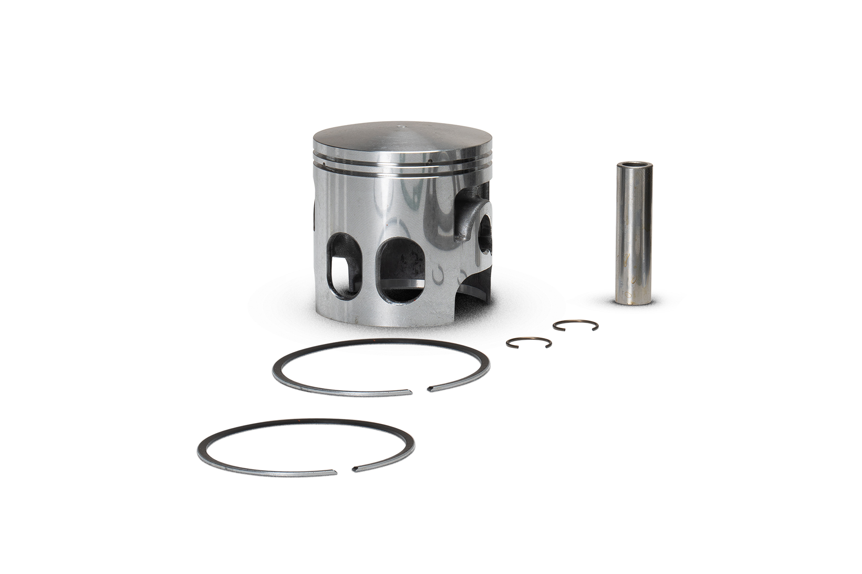 Malossi Kolv 2T Ø57,5 mm – Pin Ø12 (Size 0)