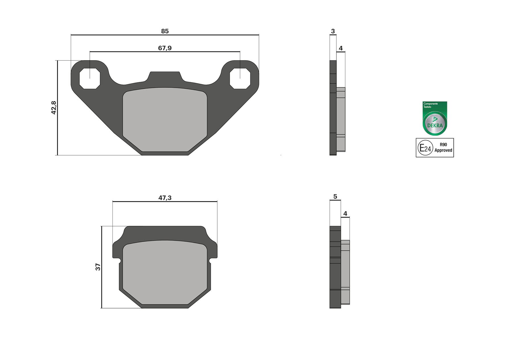 Bromsbelägg Malossi SPORT – Säker prestanda för vardag & sport