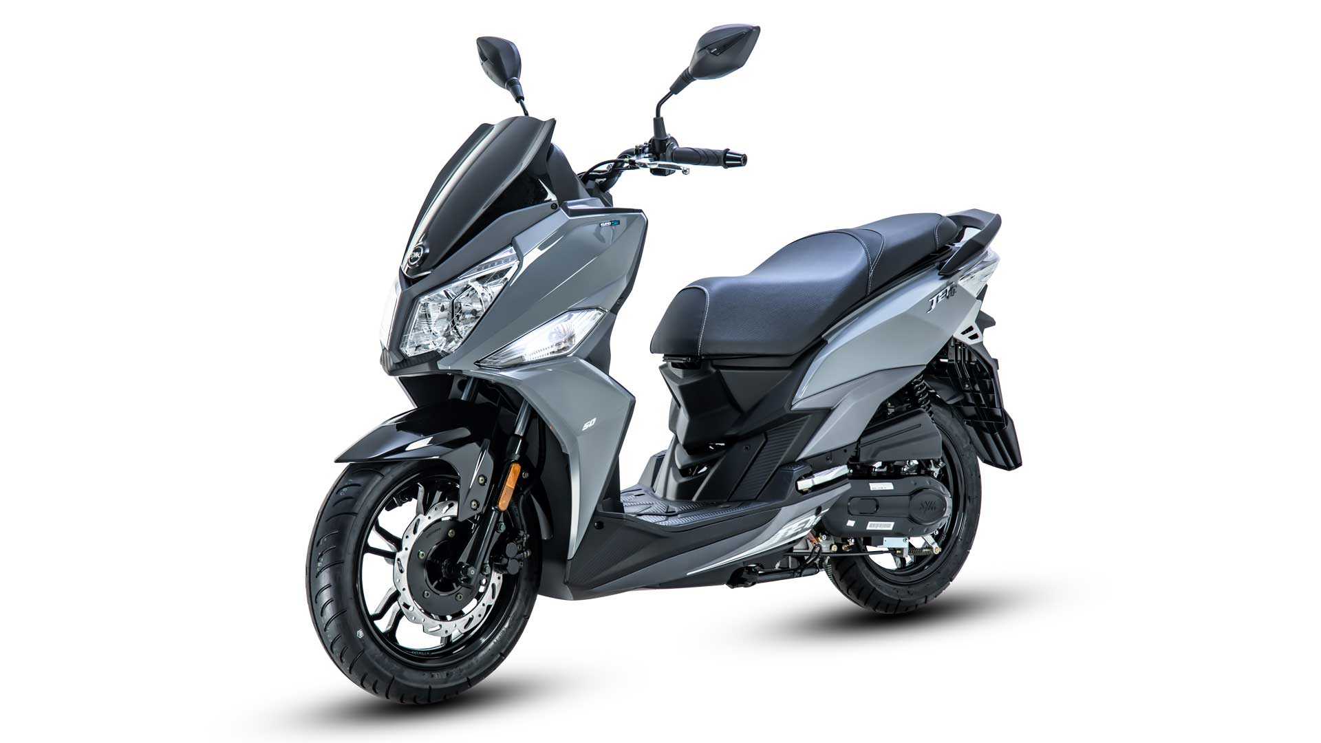 Sym Jet 14 4-takt Mattgrå/Blå