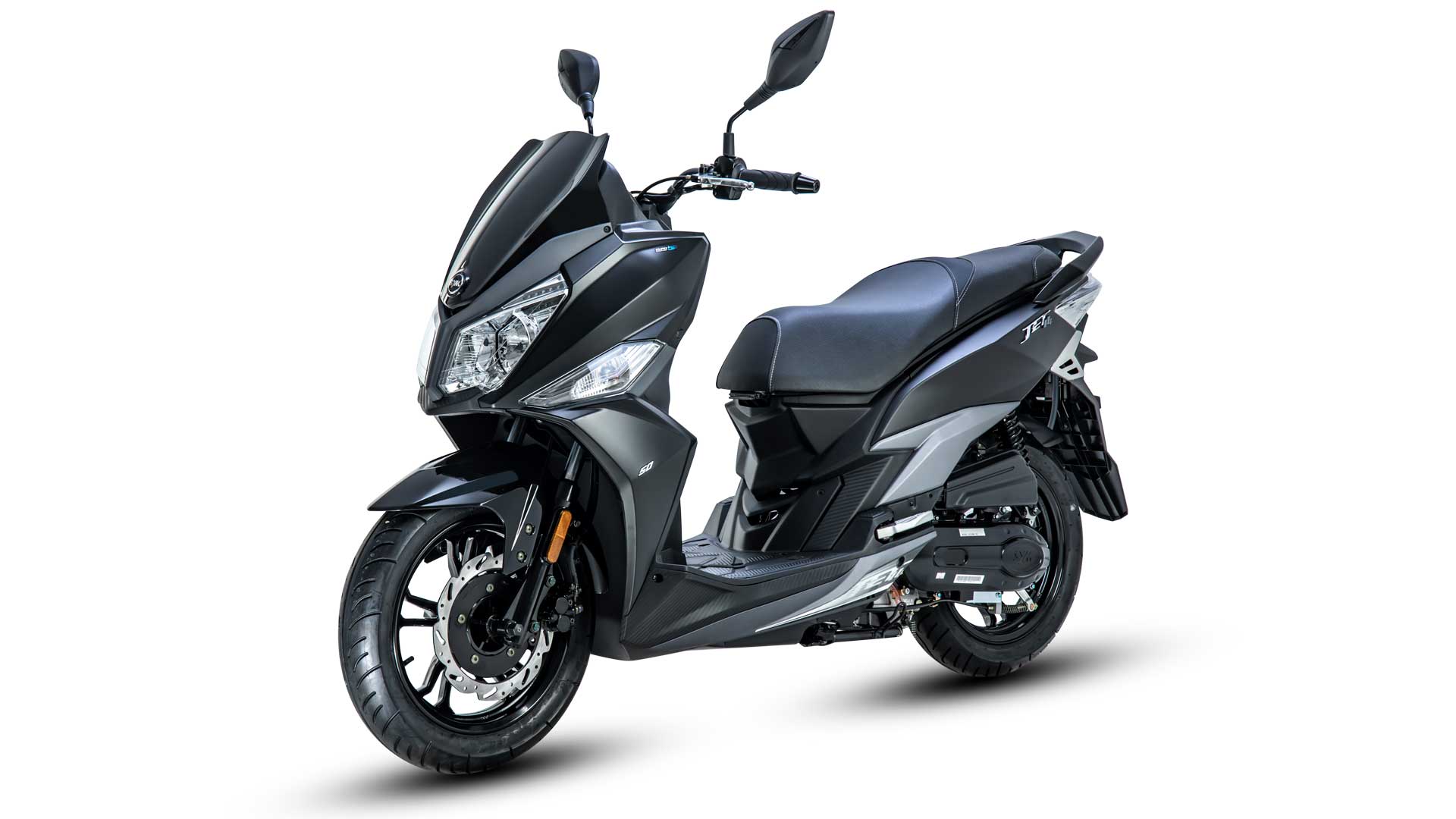 Sym Jet 14 4-takt Mattsvart 45km