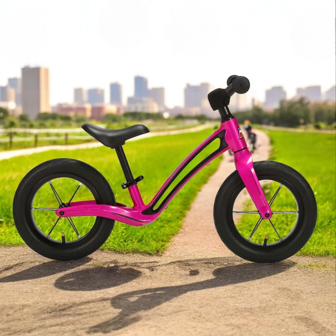 Motobecane Roadie balanscykel 12 tum Blank Cerise