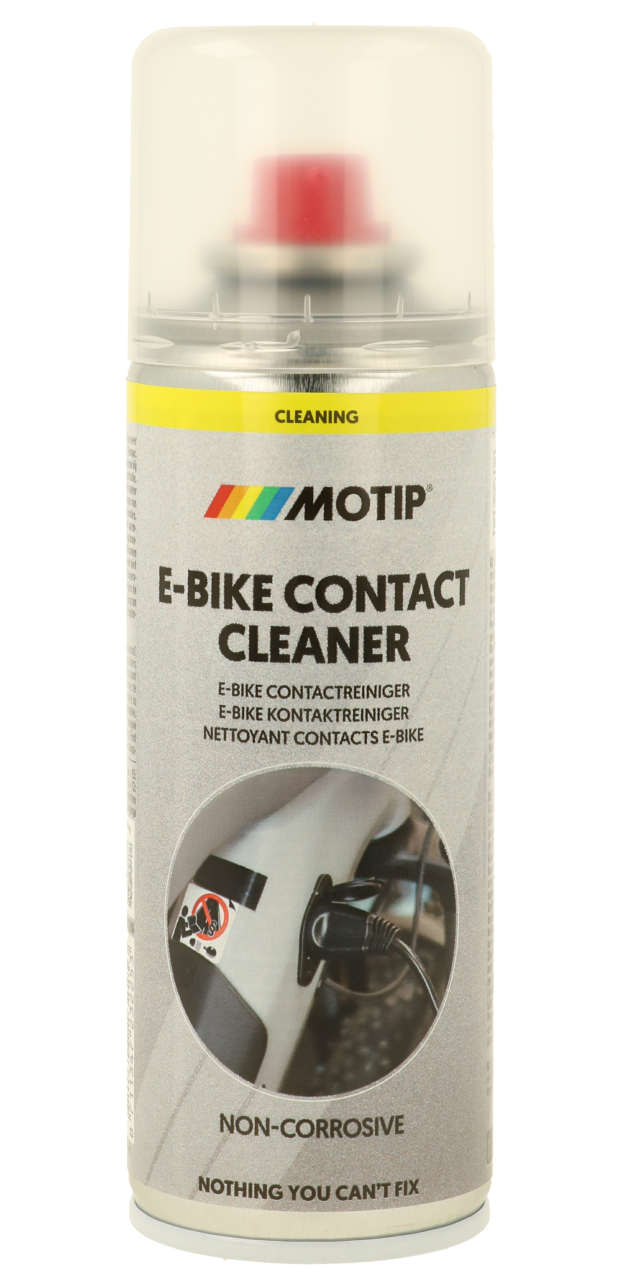 Kontakt­rengöring E-bike 200 ml Motip – rengör elkontakter utan rester