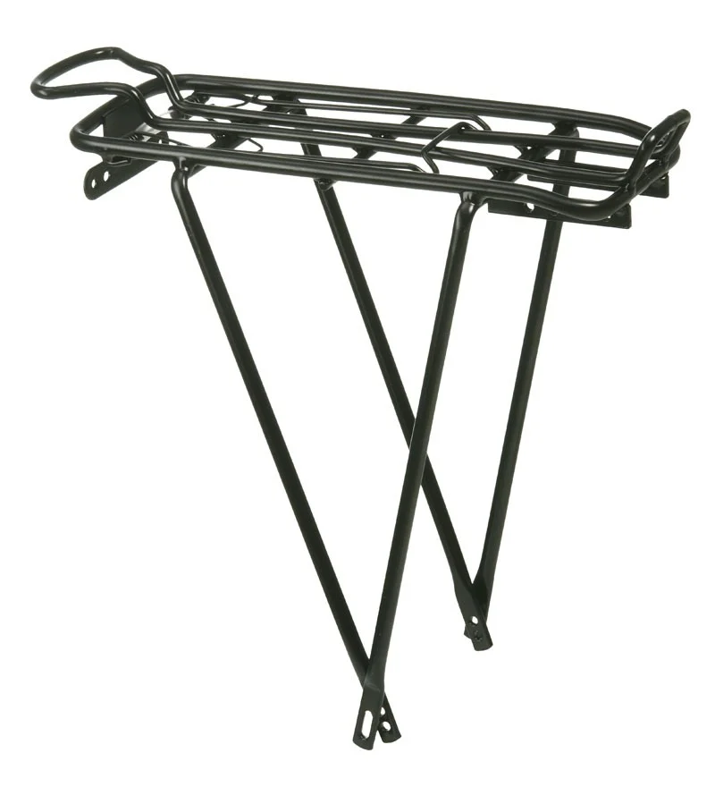 Pakethållare 622mm 2-ben svart