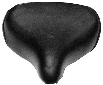 Sadel med stolp- & fyrkantsfäste