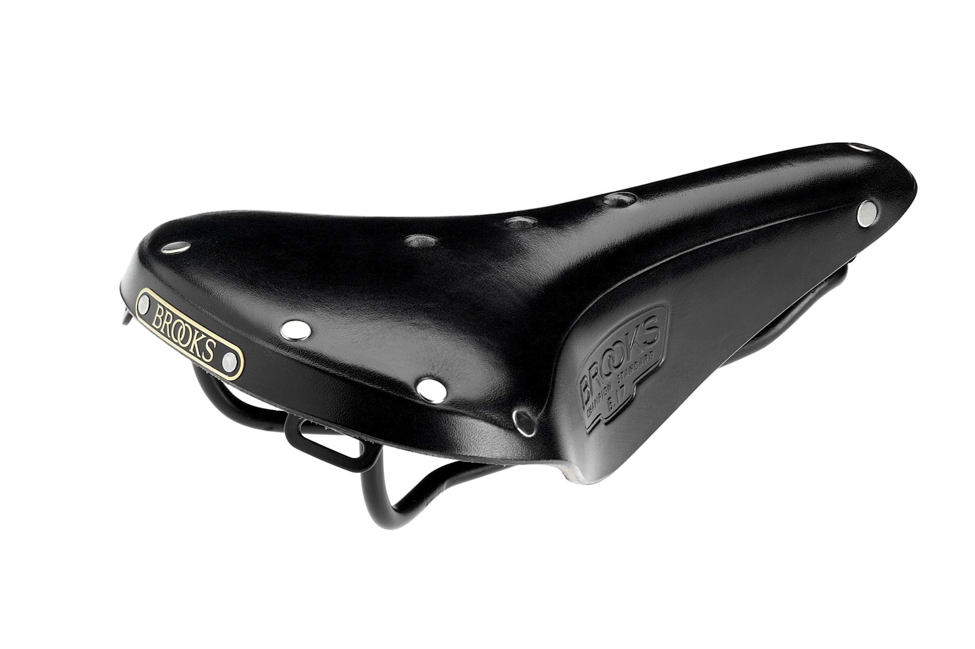 Brooks B17 Standard Krom Herr Svart
