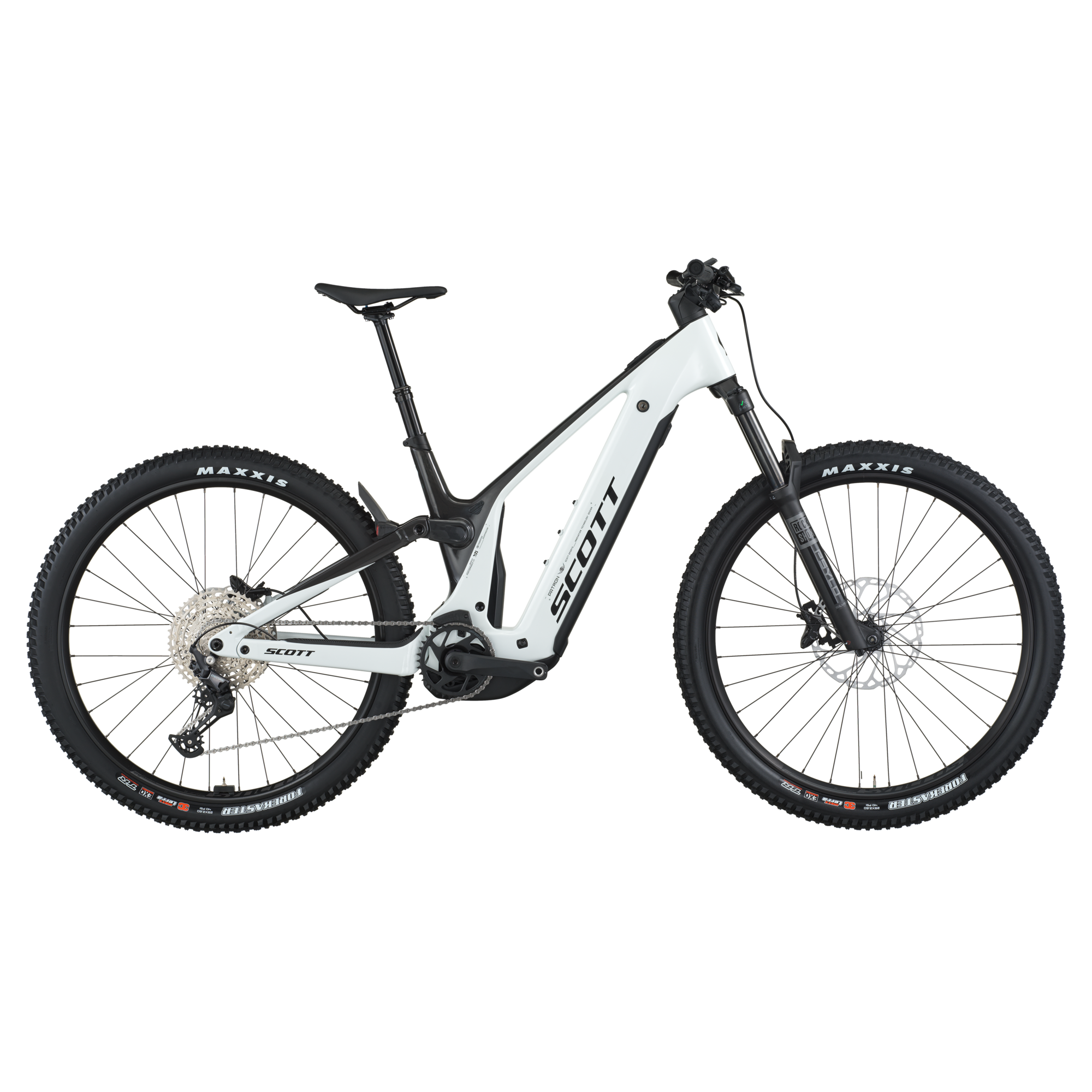 El-MTB Scott Patron 920 Carbon Black/Pastel White
