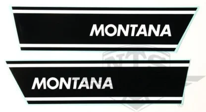 Sidokåpsdekaler Montana