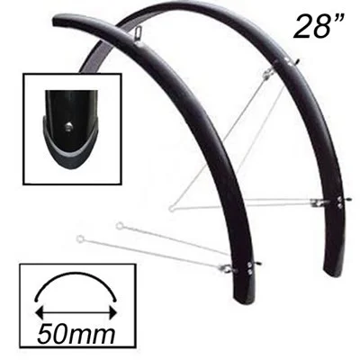 Skärmset 28/622 Heltäckande Svart