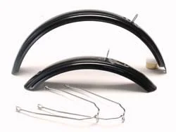 Skärmset 52/406 mm Plåt Svart