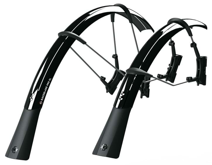 Skärmset SKS Raceblade Pro XL 700c 25-32 mm inkl. stag Svart