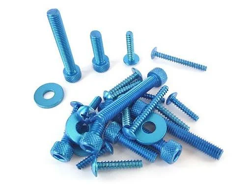 Skruvsats (Typhoon/NRG) Blå