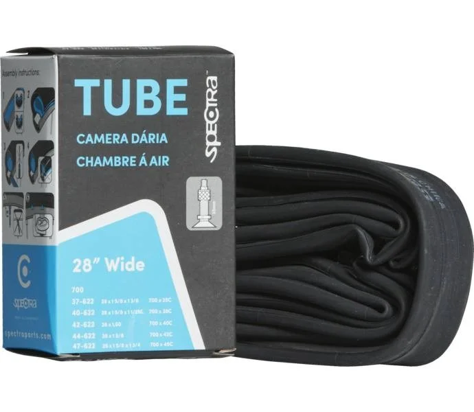 Cykelslang 28 tum Dunlop/cykelventil 48mm lång