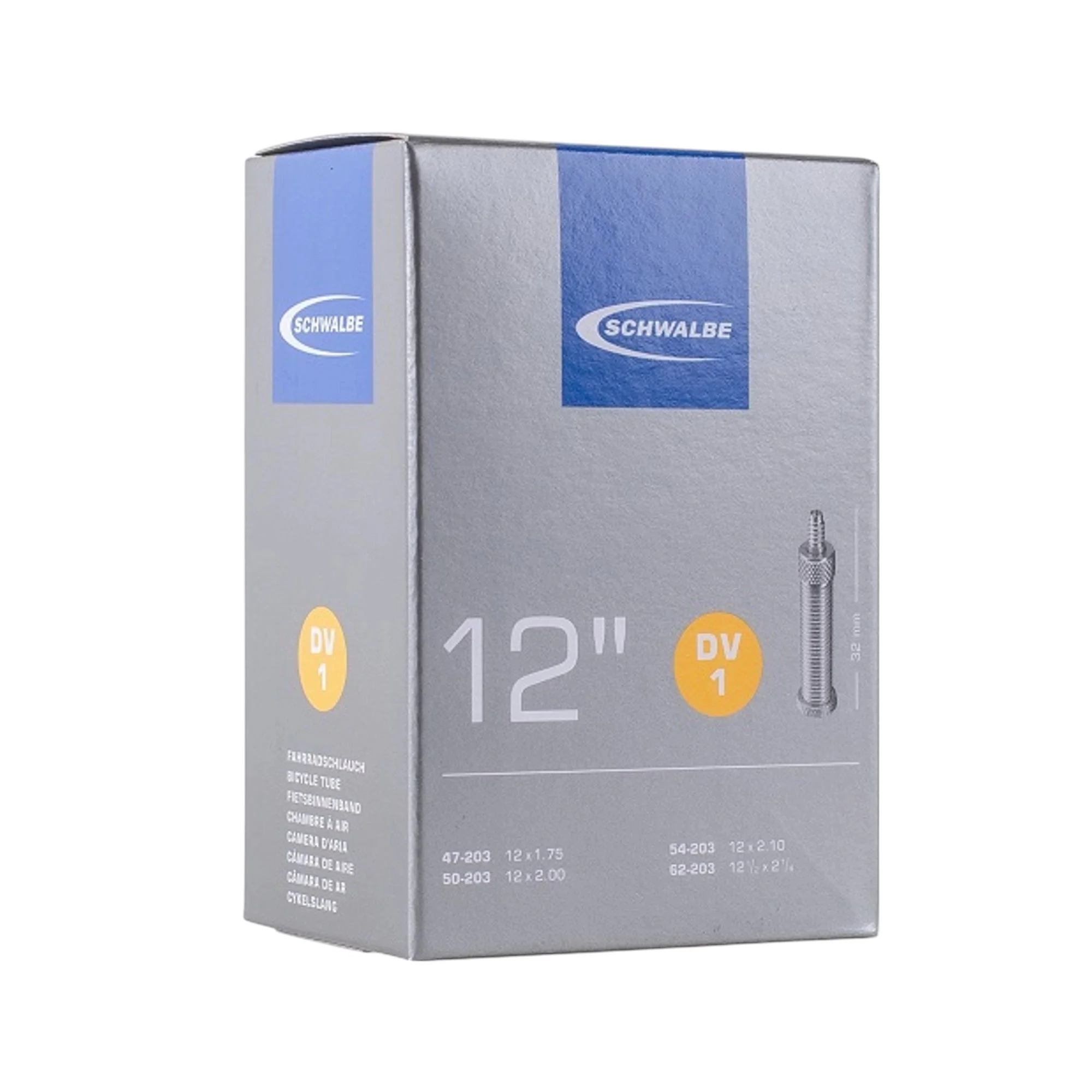 Cykelslang Schwalbe 12 tum Cykelventil