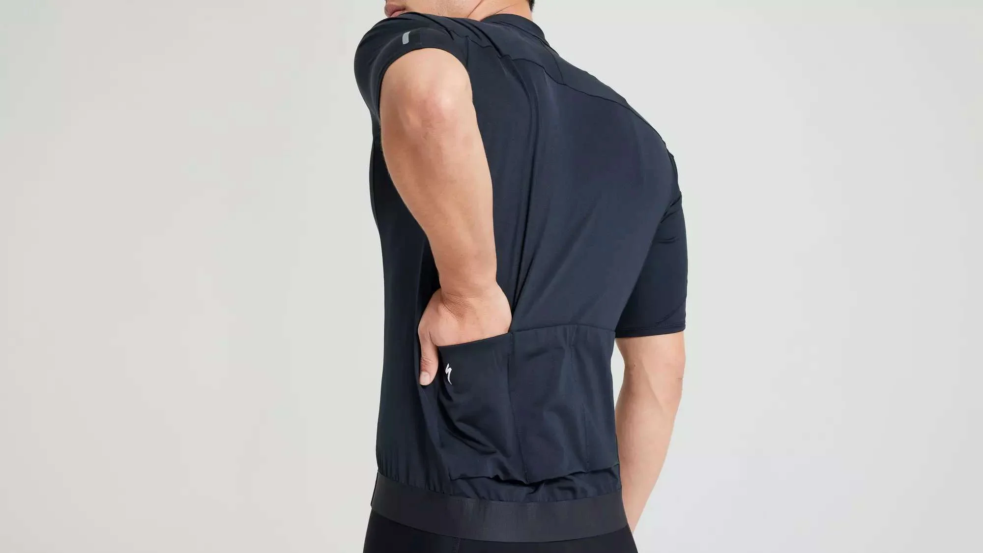 Cykeltröja Specialized Road Jersey Kortärmad Herr M Svart