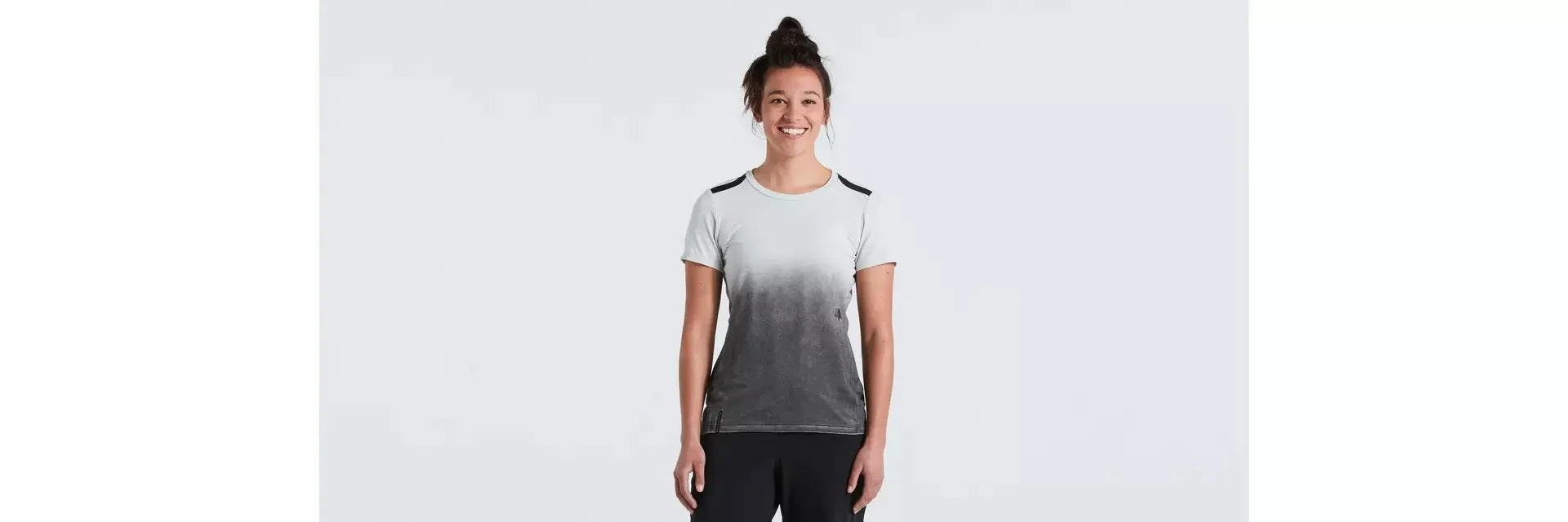 Cykeltröja Specialized Womens Trail Short Sleeve Jersey Dove Grey Spray L