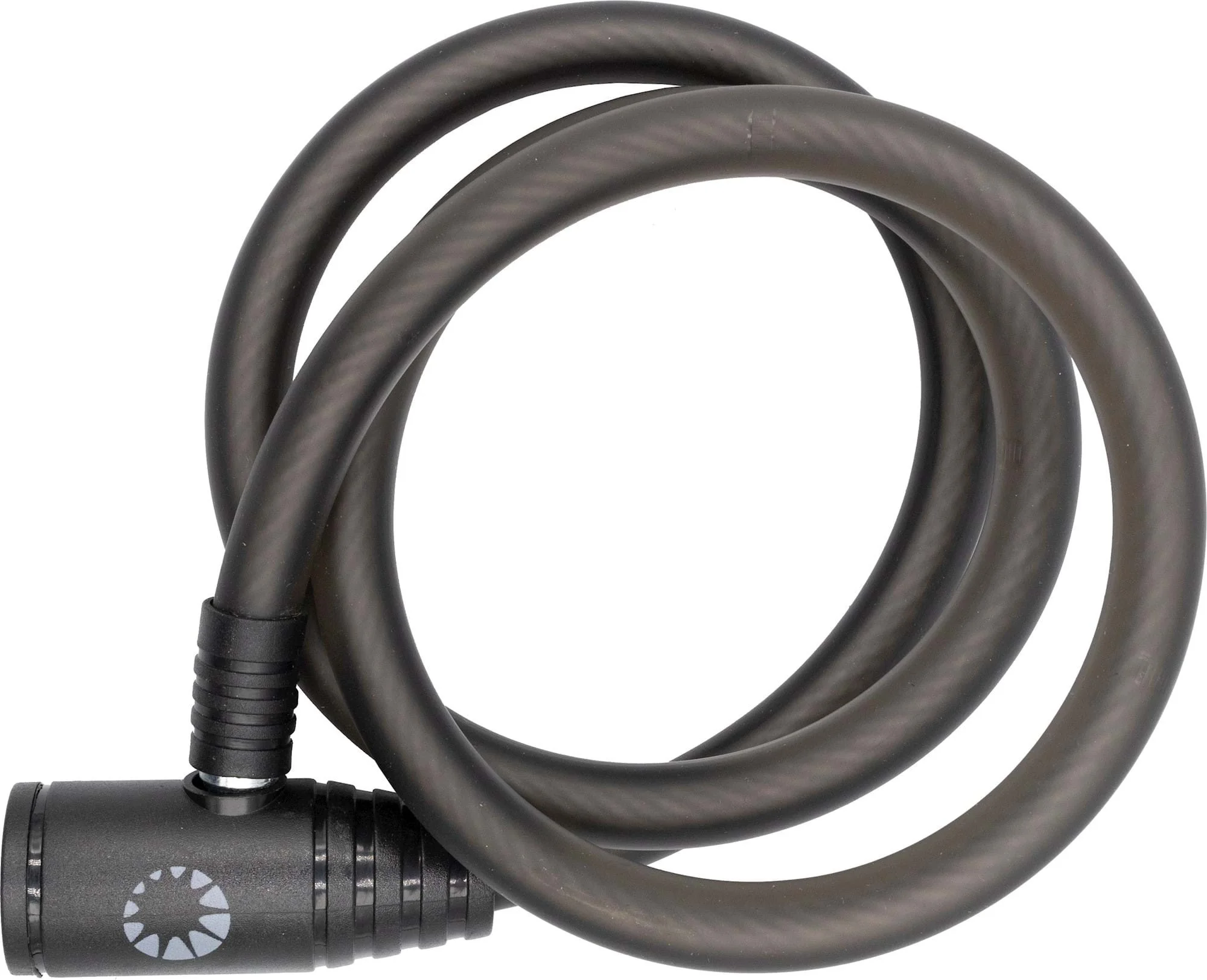 Spirallås Bike Attitude Mattsvart 12x1000 mm m/Nyckel