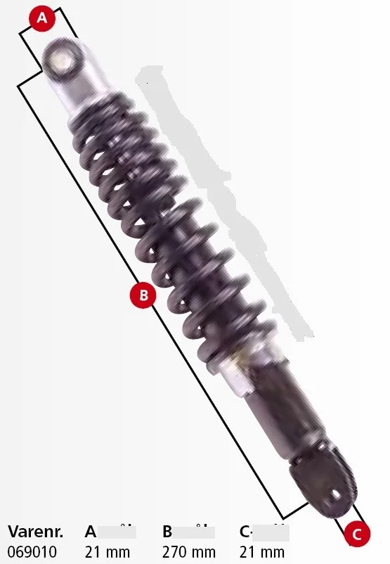 Stötdämpare 270 mm