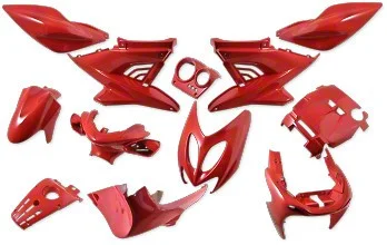 Kåpset Yamaha Aerox, 12 delar (Ferrariröd)