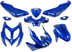 Kåpset Yamaha Aerox,  9 delar (Blue Metal)