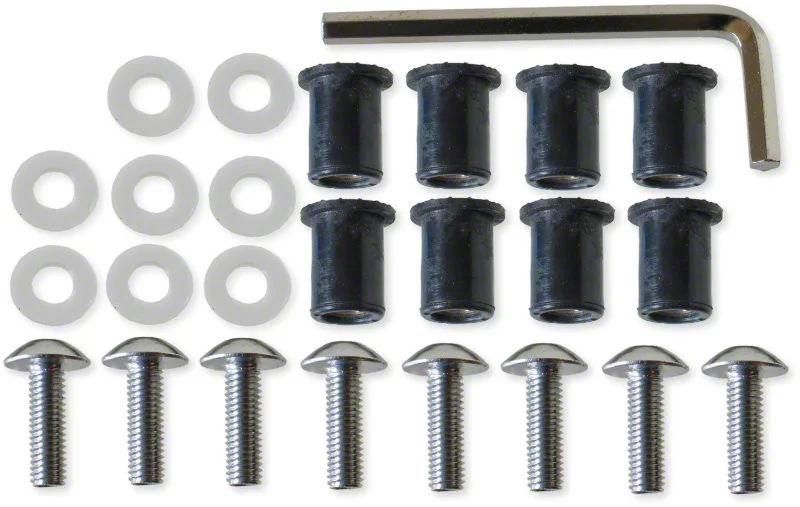 Stylepro - Kåpskruvsset  Krom