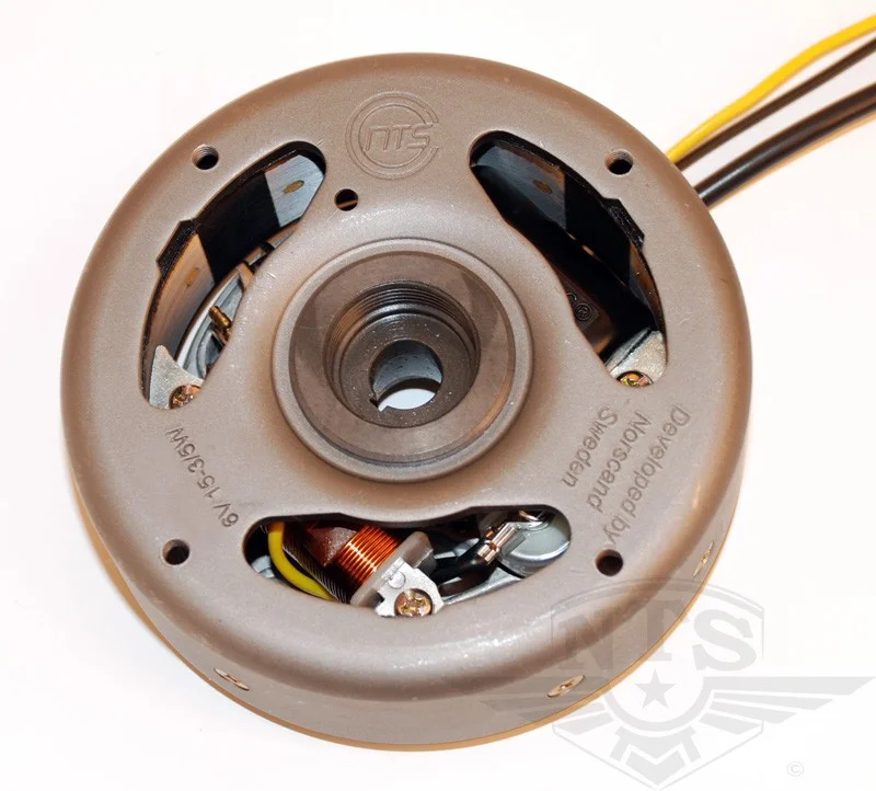 Svänghjul Made by NTS magnet kompl. 2 kablar