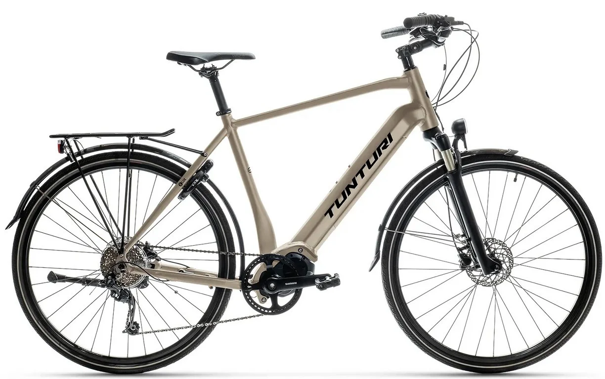 Elcykel Tunturi E-Lux Highstep Shimano E6100 Sportcykel 56 cm