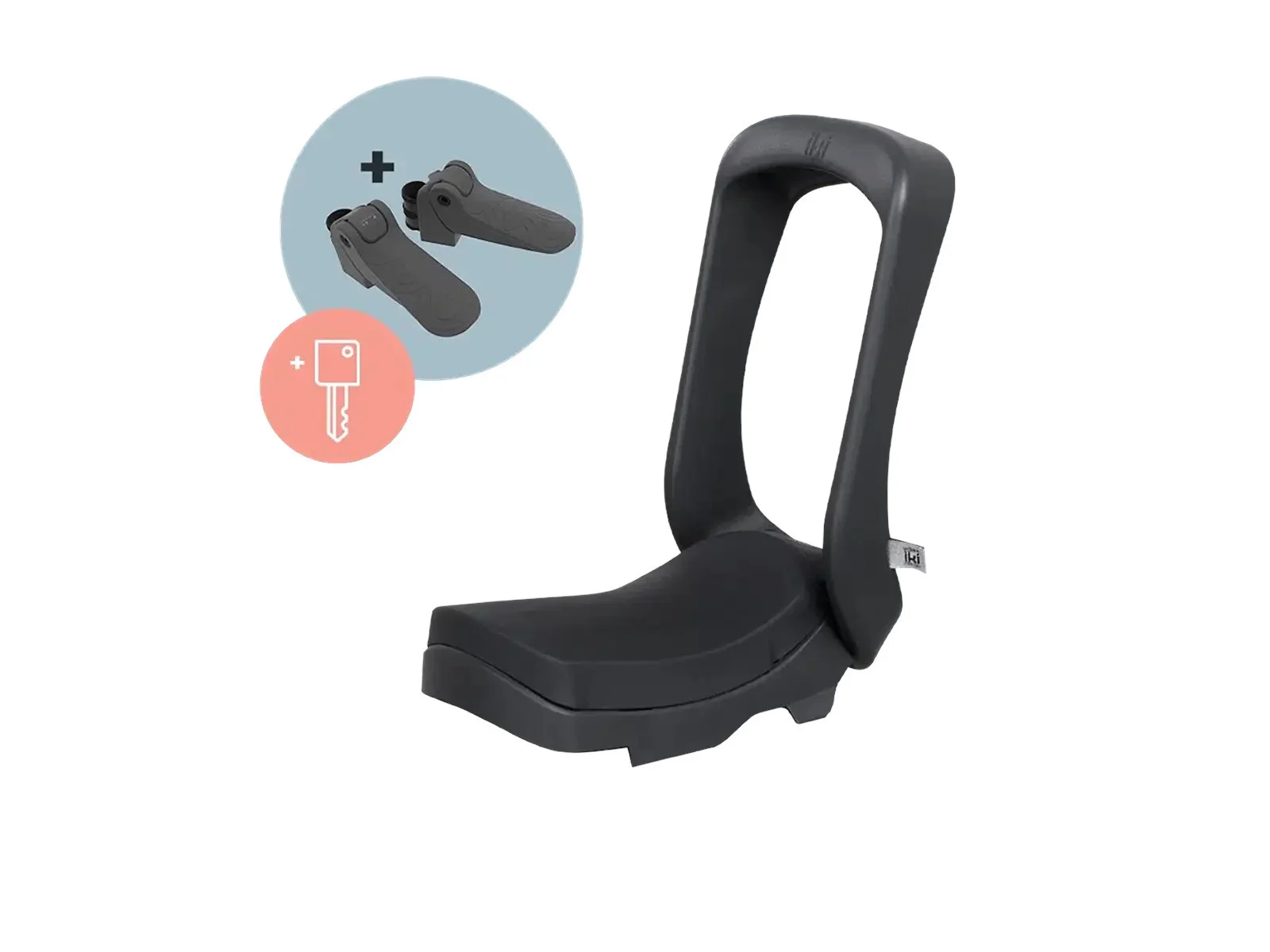 Barnsits Urban Iki Svart 5-10 år (max 35 kg)