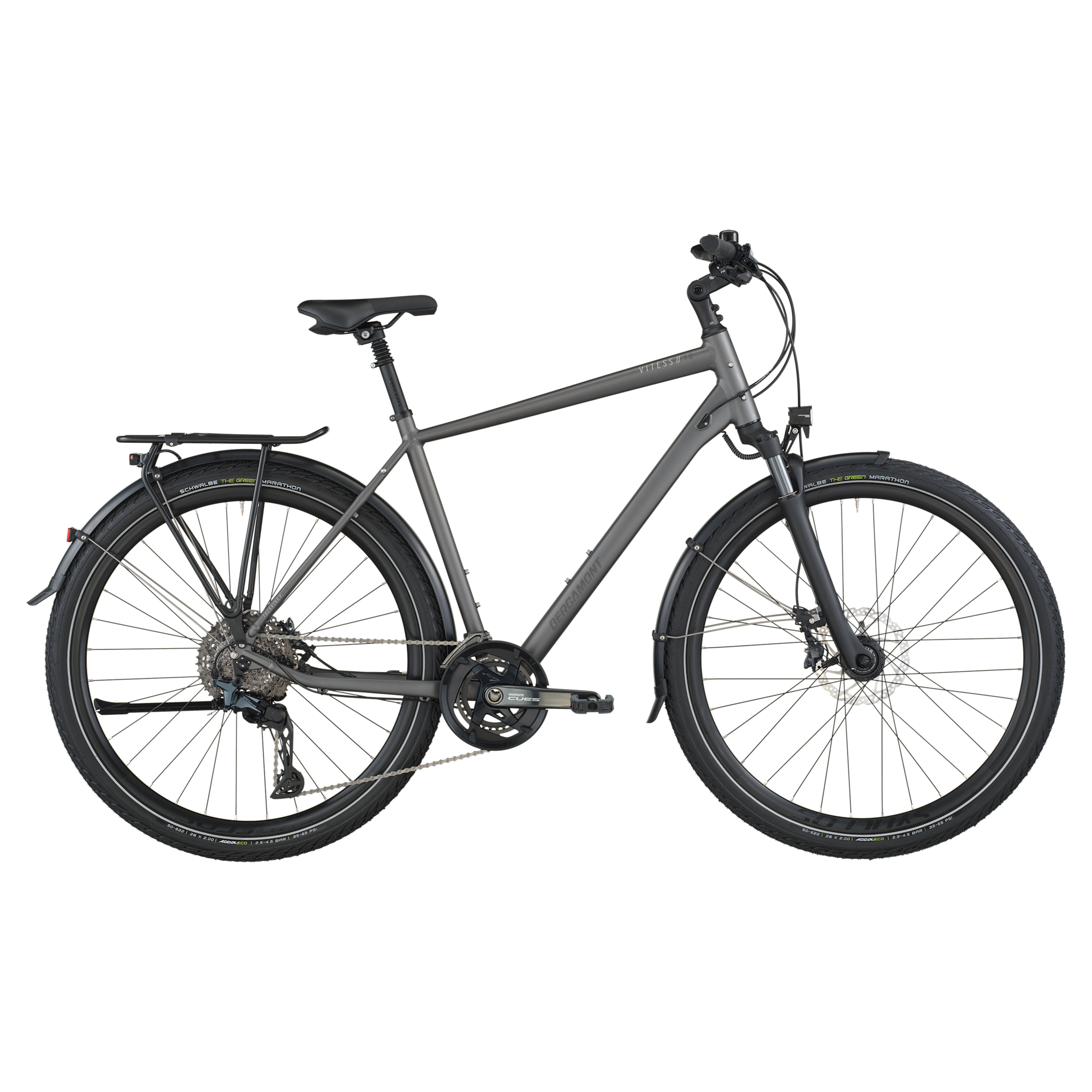 Hybridcykel Bergamont Vitess 10 Graphite Black