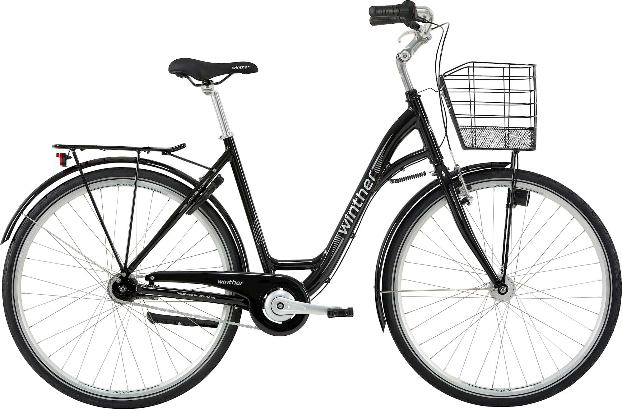 Winther Shopping 7-växlad Damcykel 28” Svart 2026