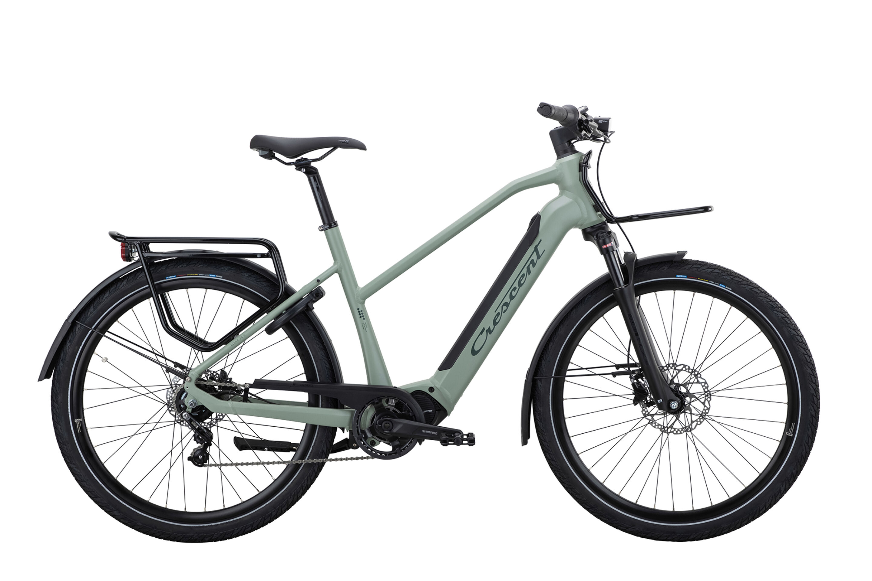 Crescent Elska Grön Elcykel Dam Hybrid