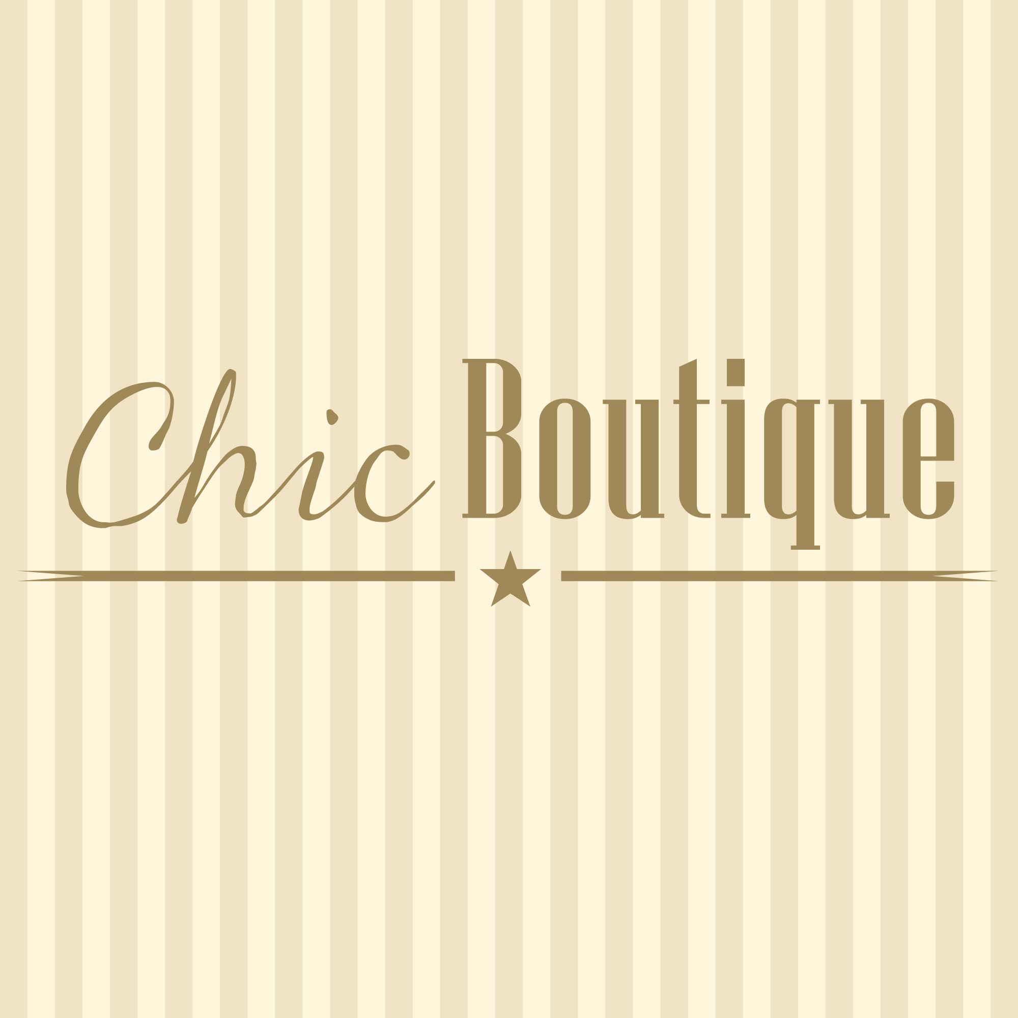 Chic Boutique Ivory & Gold