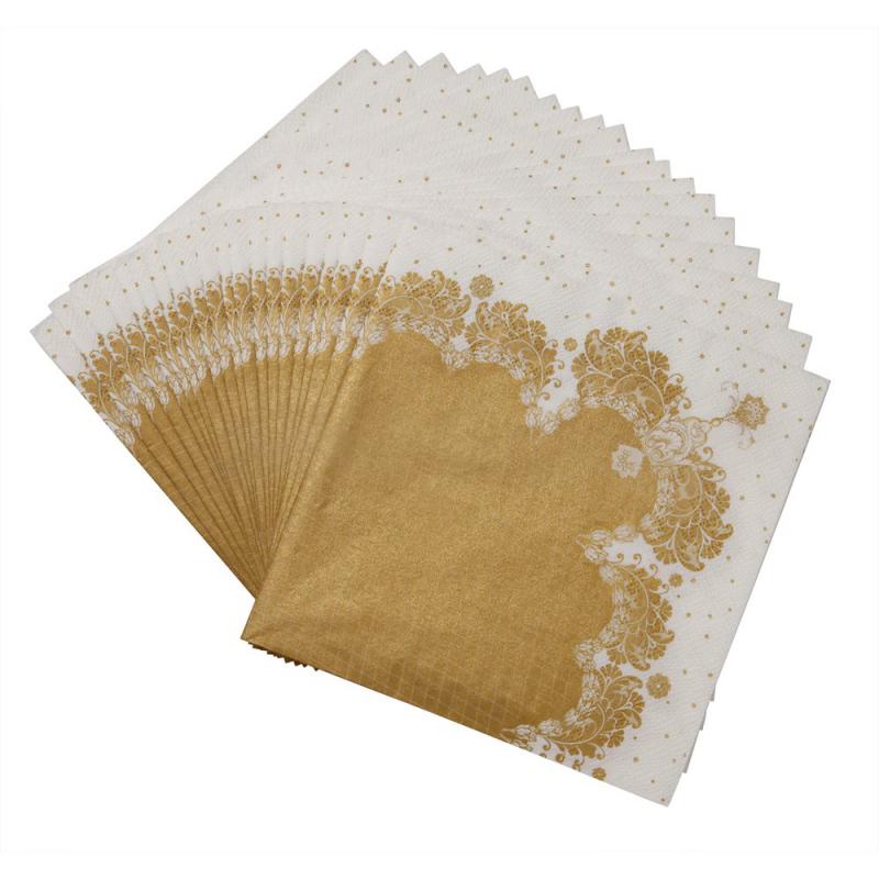 Party Porcelain Gold Napkin