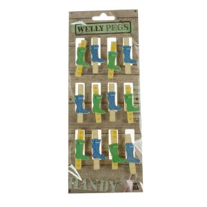 Welly Wooden Pegs - träklykor