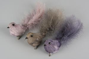 Fluffy Bird Mix Iris 12 cm - Feather Romance