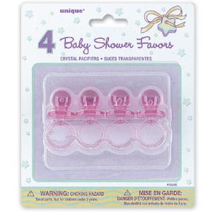 Pink Crystal Dummies - rosa mininappar