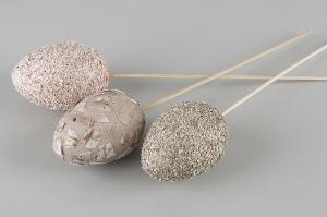 Rosa Ägg Mix Stick - pastellägg på pinne